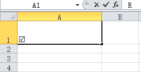 如何在excel中输入方框里打勾符号