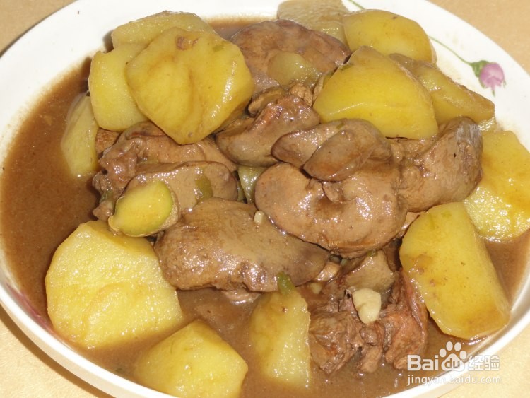 鸡肝炖土豆怎么做