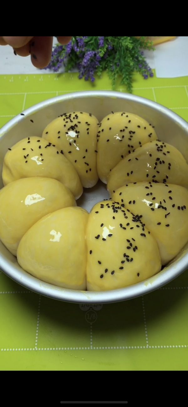 蓬松萱软拉丝好吃不上火的蒸面包