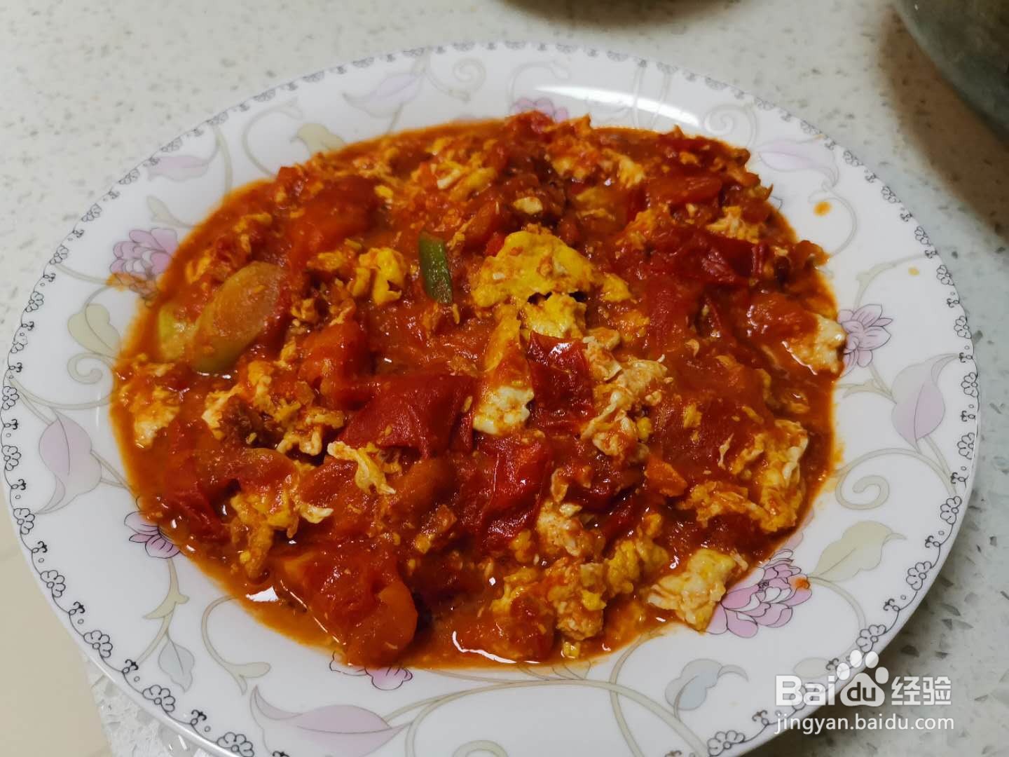 汤汁多的西红柿炒蛋