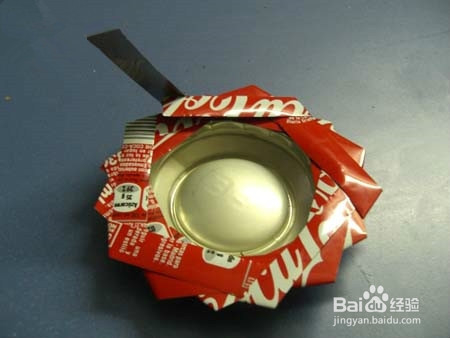 易拉罐制作简易烟灰缸