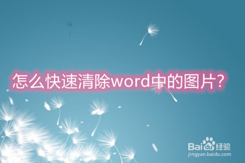 筆記本電腦 word 方法/步驟 1 打開一個需要刪除圖片的word文檔