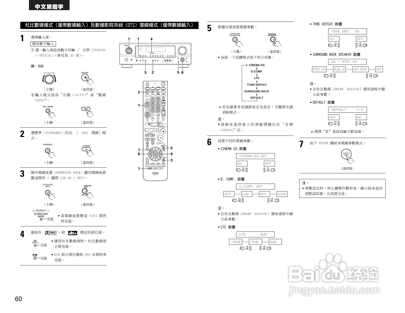BENON AVR-1705功放操作说明书:[3]