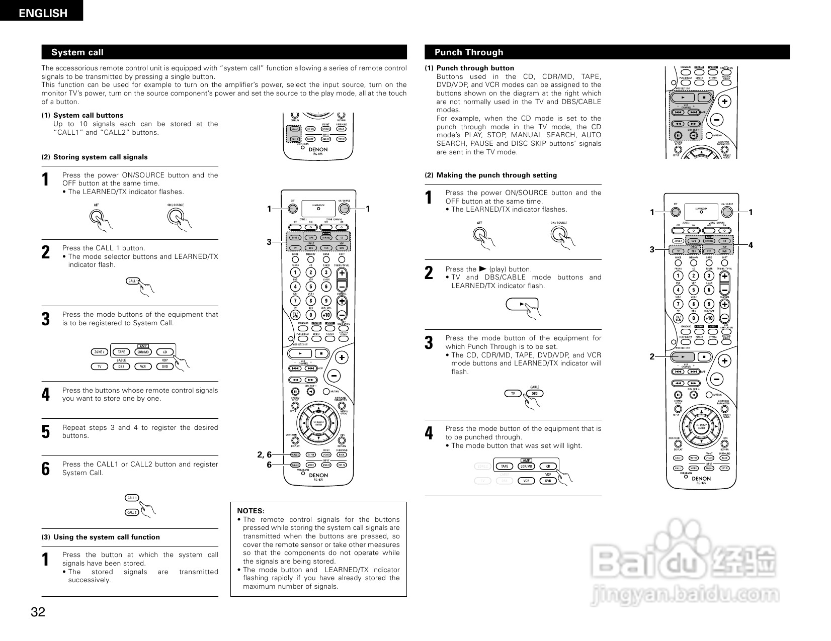 DENON AVR-2805收音环绕扩音机操作说明书:[2]