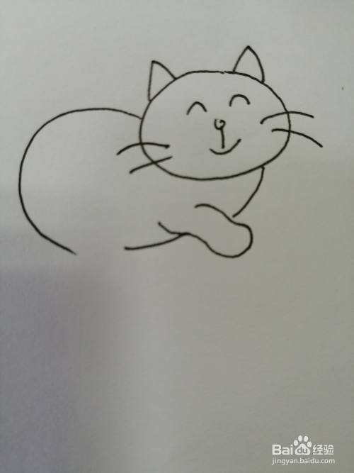 可爱的小猫咪怎么画
