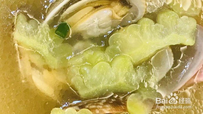 花蛤苦瓜汤的做法