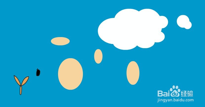 flash绘制一只卡通绵羊方法