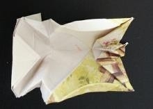 可爱小猫的折法图解教程