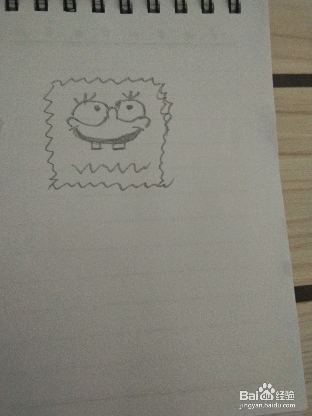 海绵宝宝的简笔画这样画