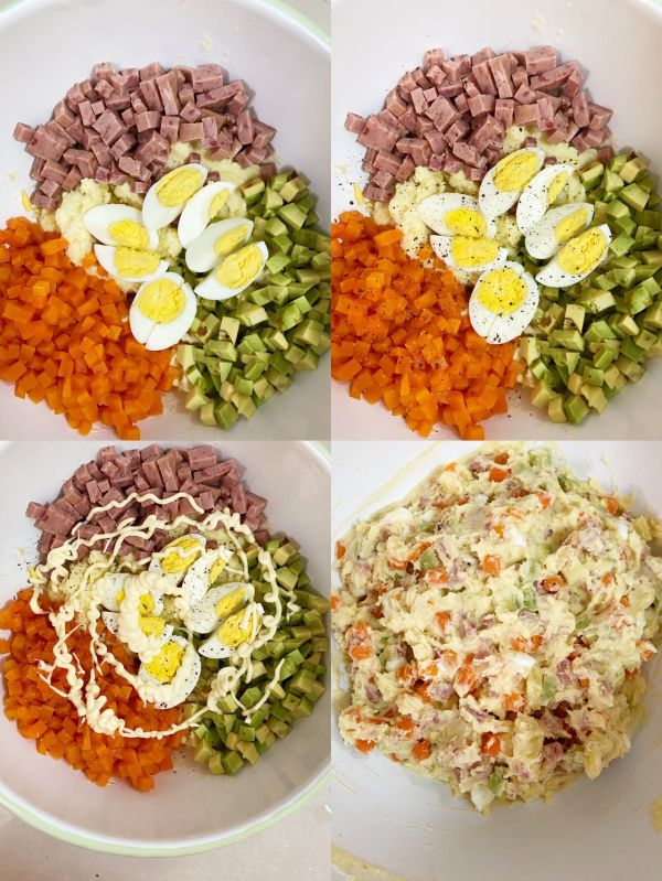 土豆沙拉全麦三明治