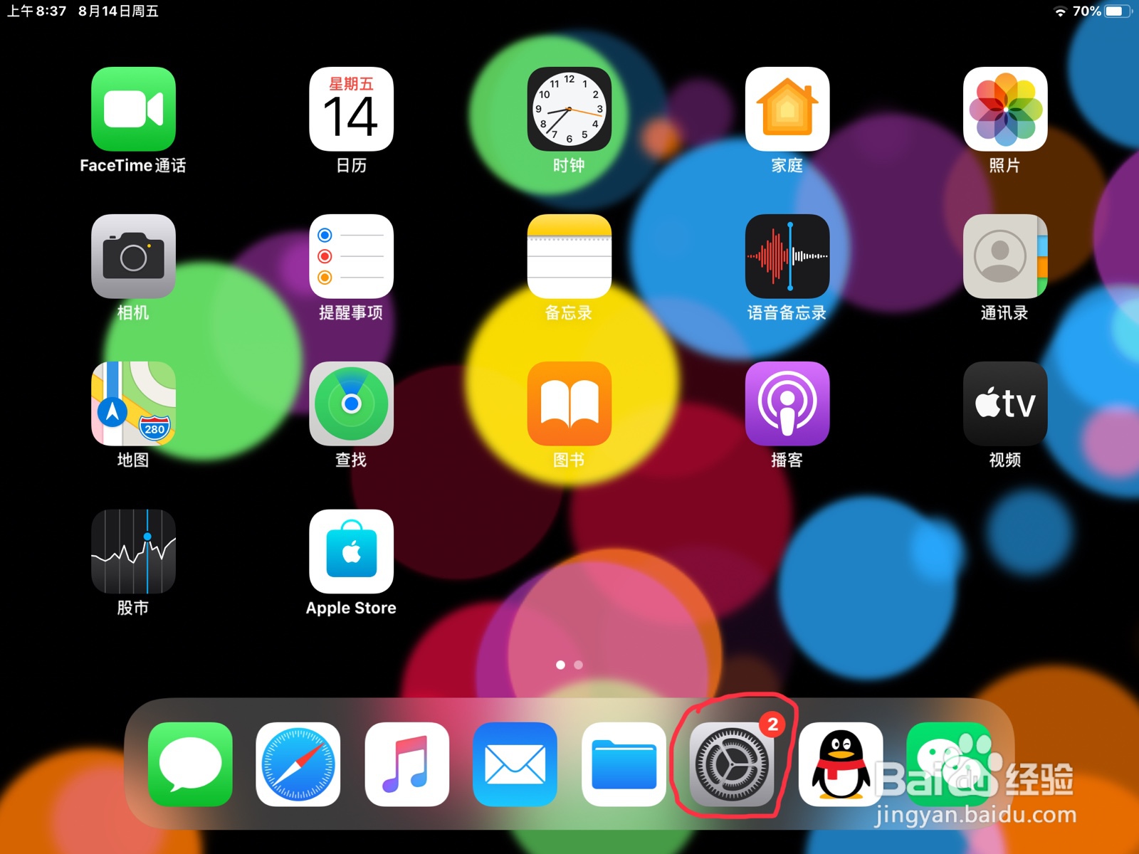 iPad怎么在旁白设置项目已载入的预览