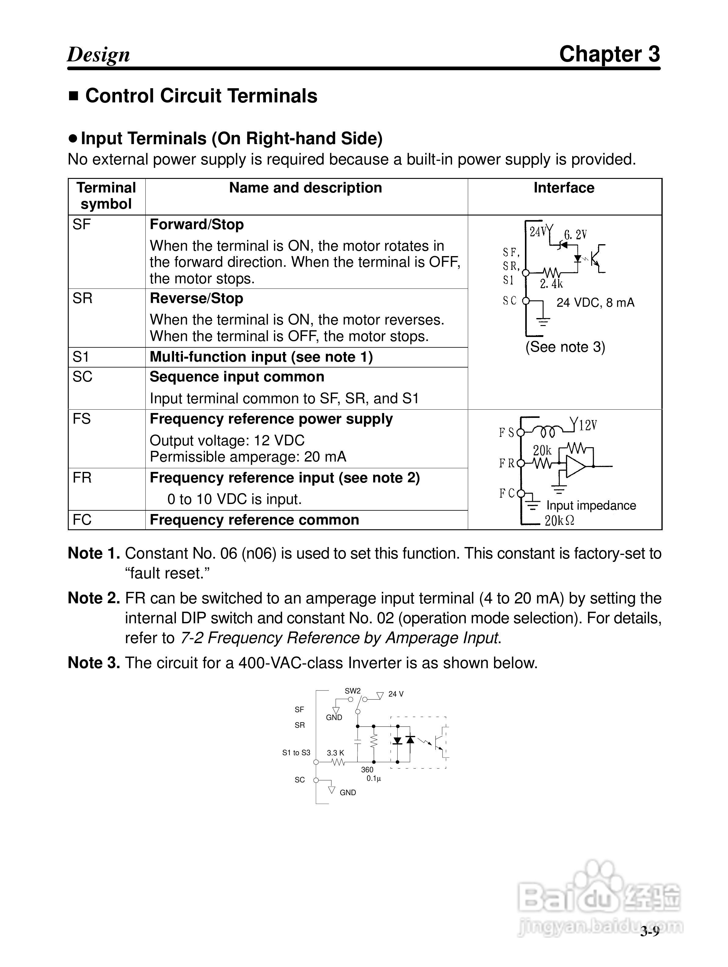 欧姆龙3G3EV-PETX3200变频器说明书:[3]
