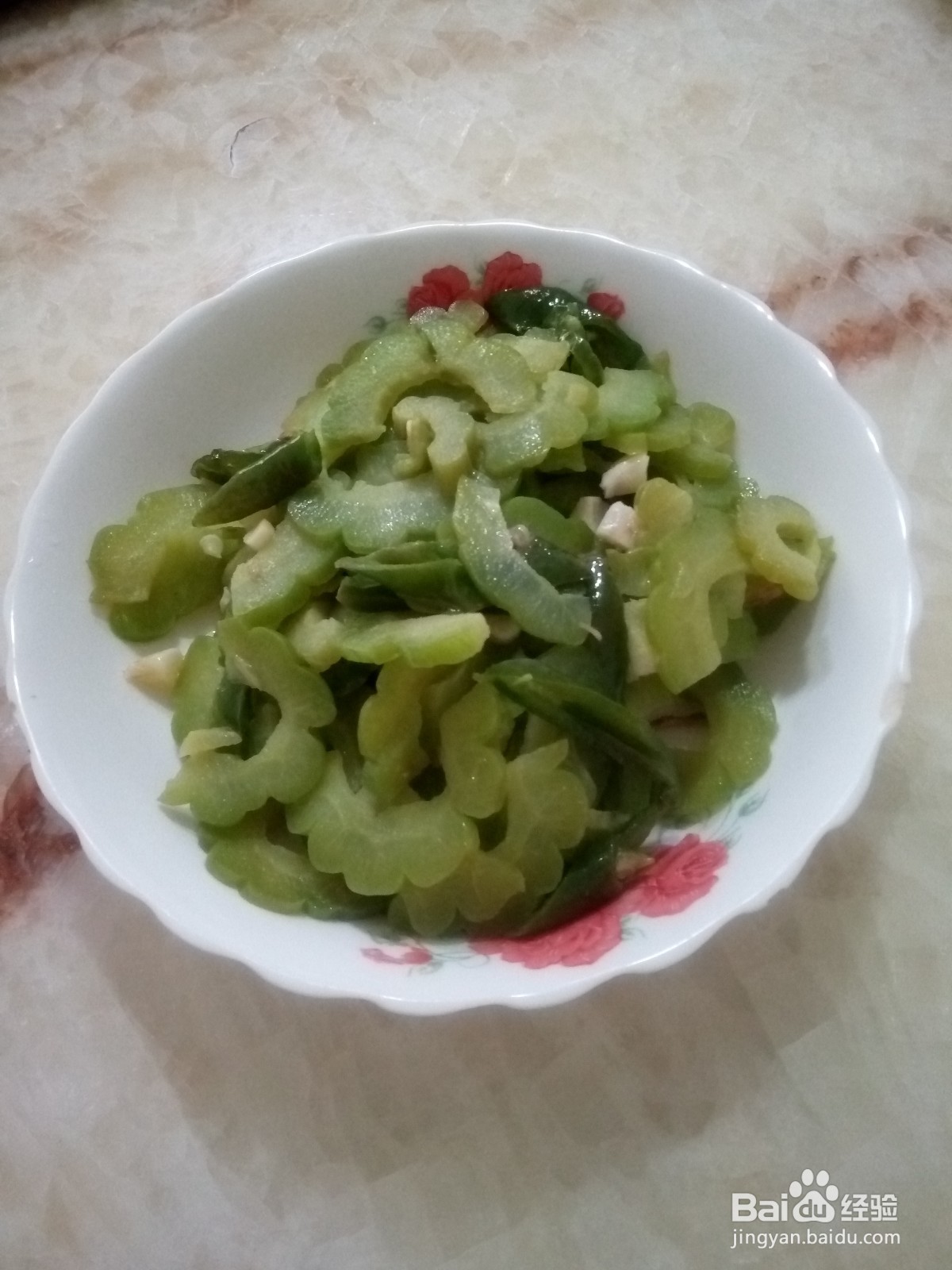 素炒苦瓜怎么做