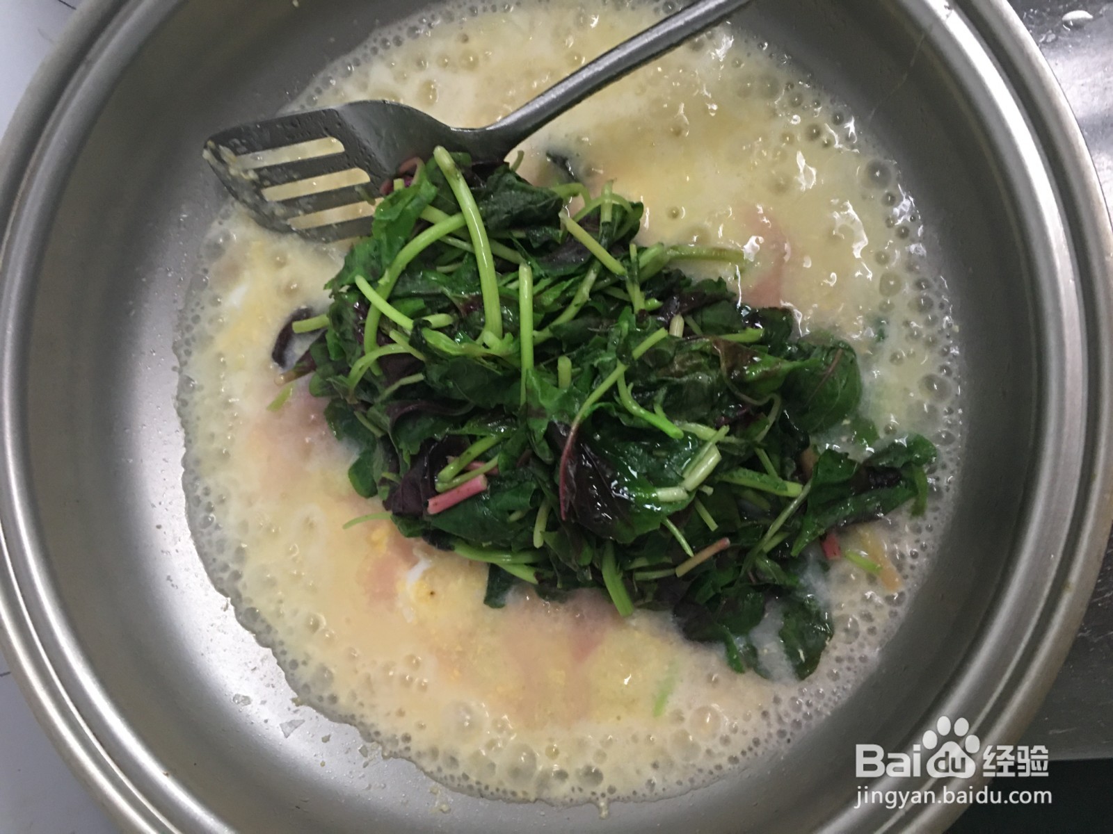 如何做苋菜蛋花咸粥