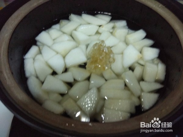 冰糖梨罐头做法