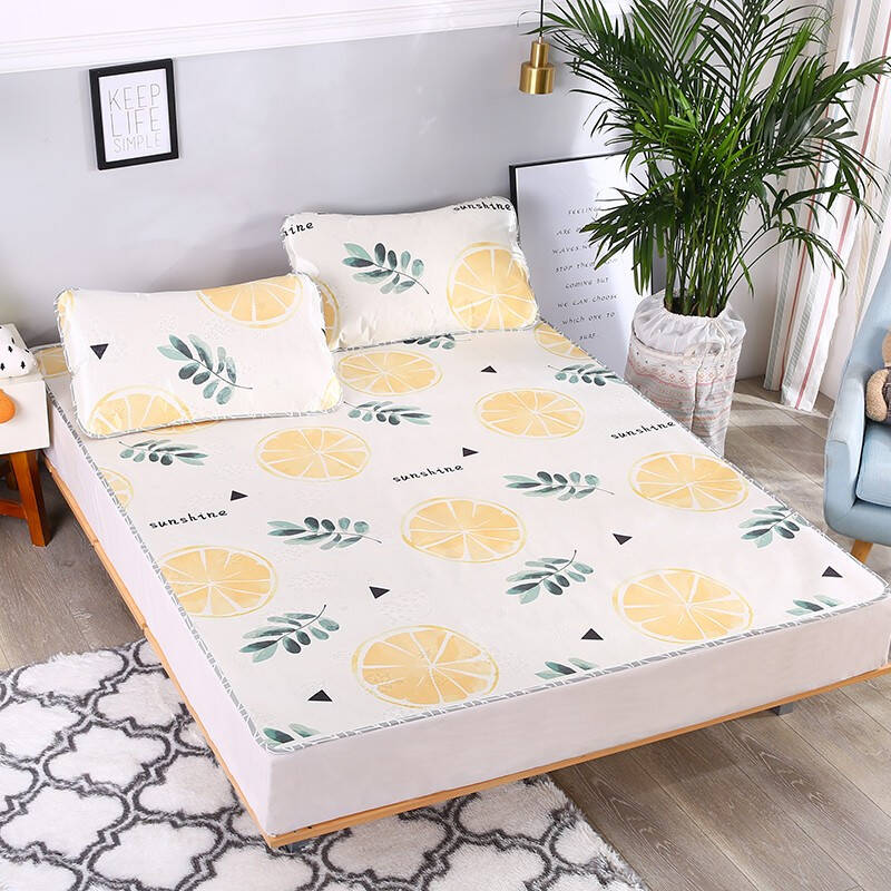 精选空调冰丝凉席予裸睡党清凉感