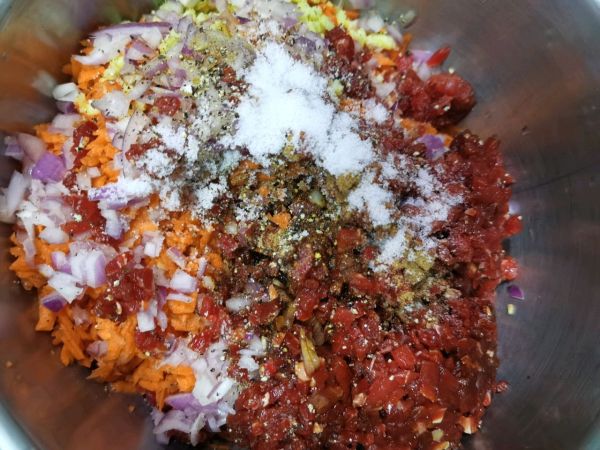 牛肉胡萝卜包子