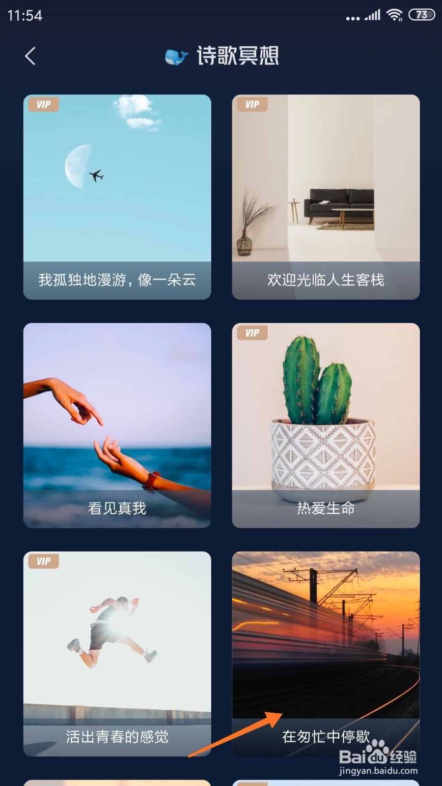 FLOW冥想中怎么查看在匆忙中停歇