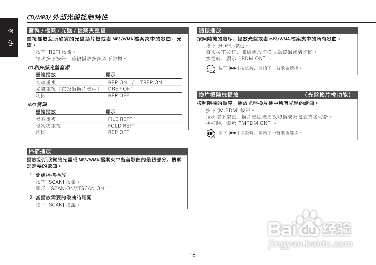 KENWOOD KDC-MP4026/KDC-MP4026G CD接收机使用说明书:[1]