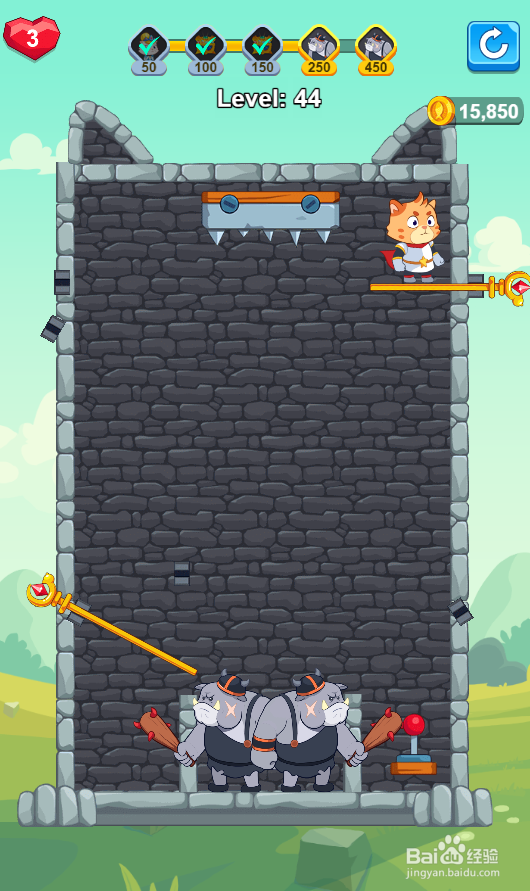 Hero Mission 2的Level 44怎样过关？