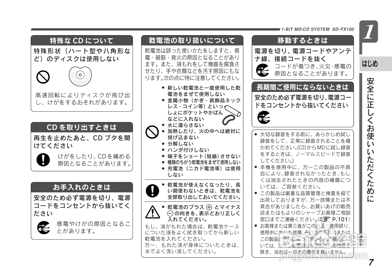 SHARP SD-FX100一体机使用说明书:[1]