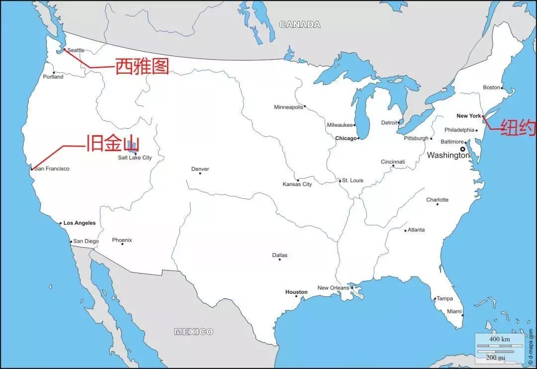 西雅图在美国什么地方。