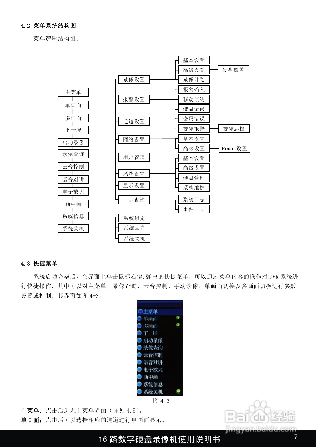 1916路嵌入式数字硬盘像机使用说明书:[1]