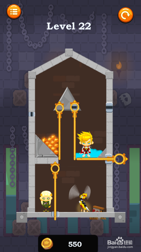 如何通过Caio Hero Rescue的Level 22?