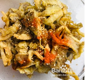 椒盐蘑菇-超好吃的下酒菜