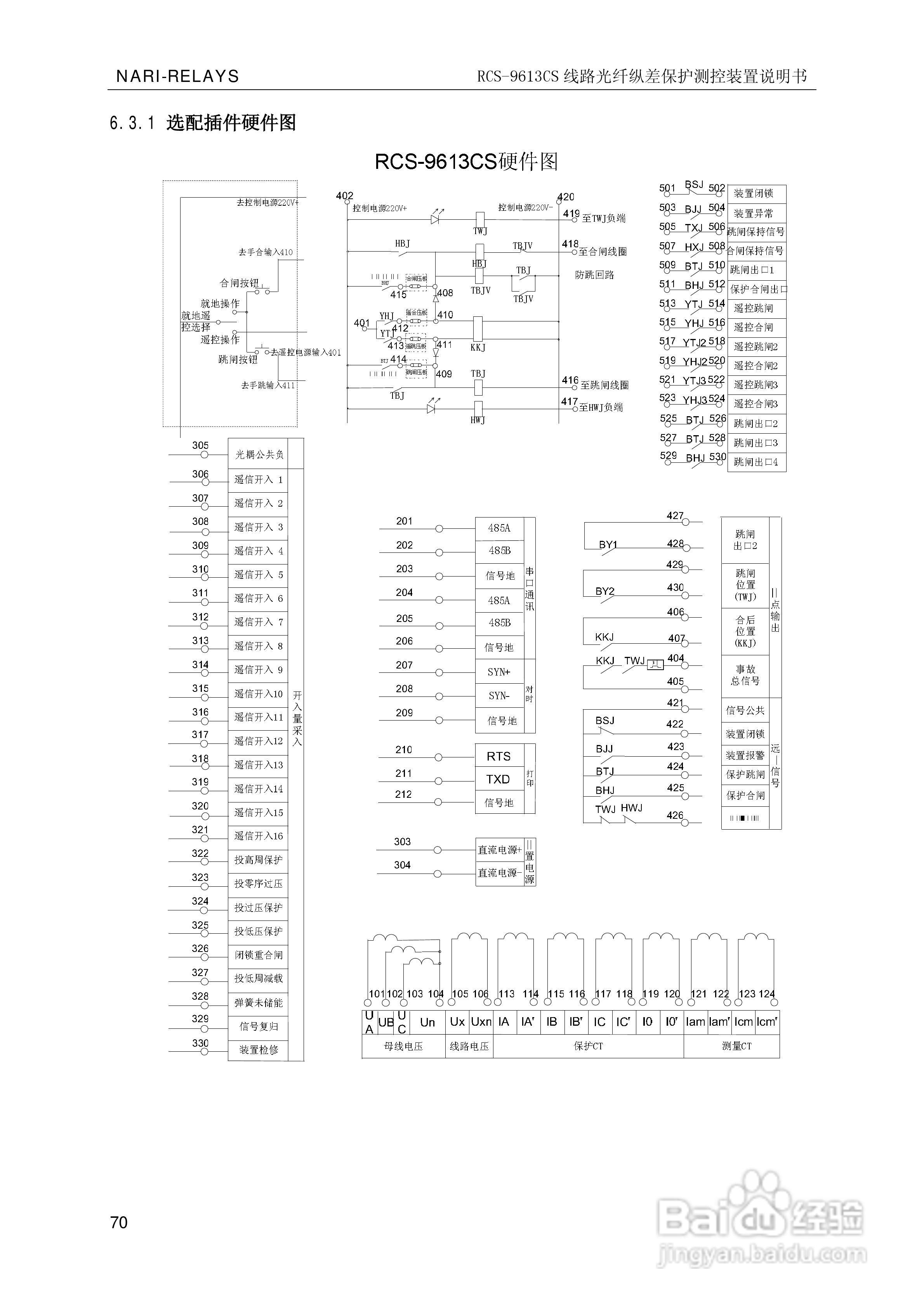 南瑞继保RCS-9681CS变压器后备保护测控装置说明书:[8]