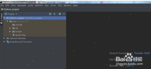 pycharm添加新项目方法