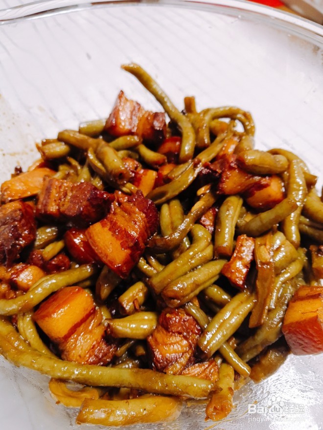 红烧肉炖豆角（绝对下饭）