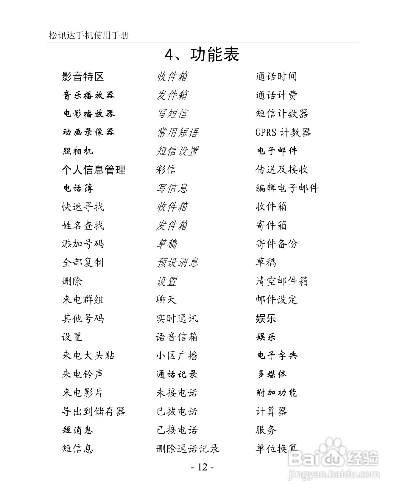 TSD TS923手机说明书:[2]