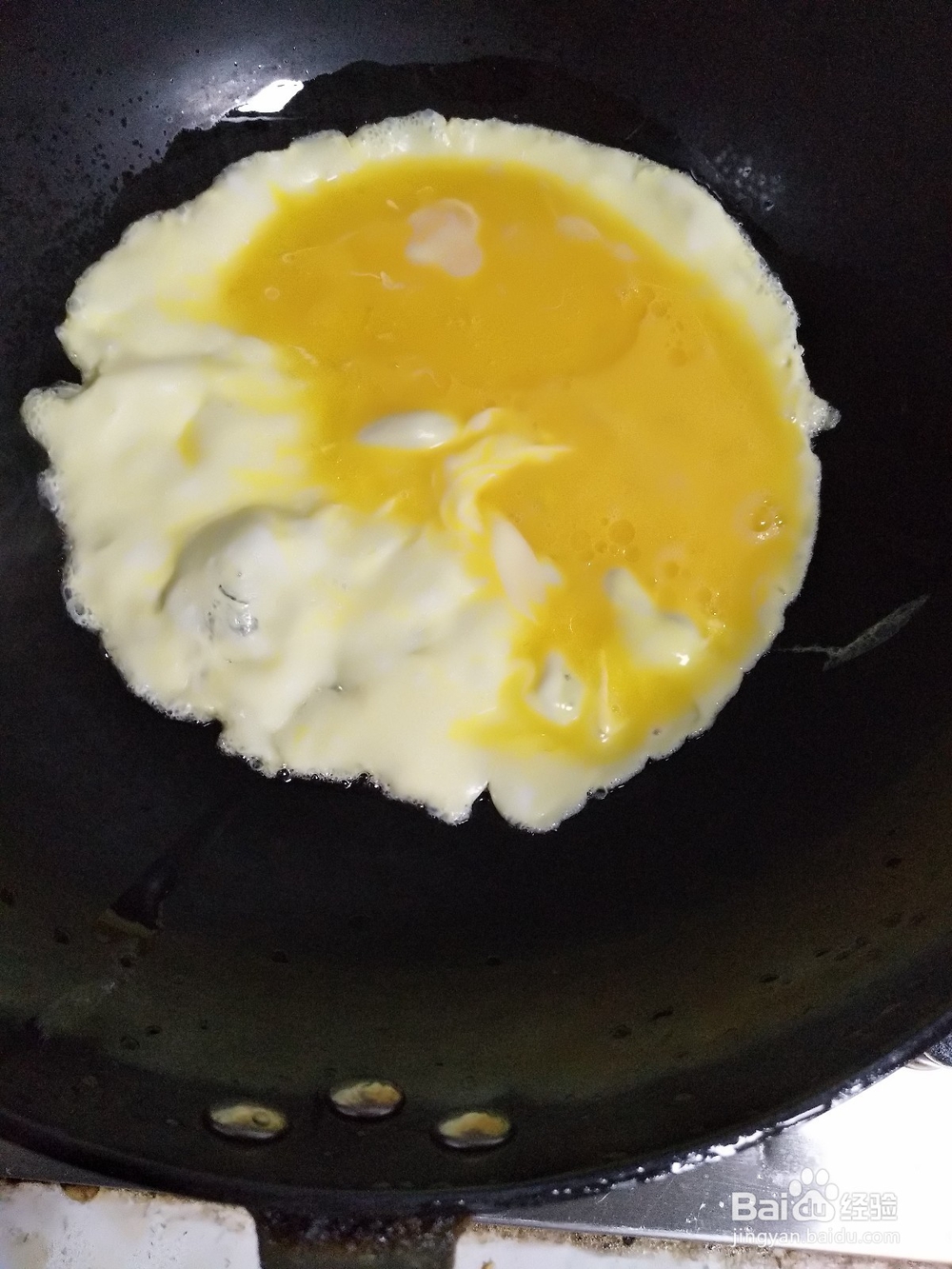 家常菜蒜苔炒鸡蛋