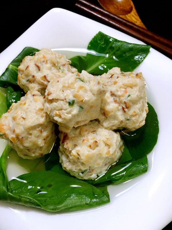 鸡蛋干瘦肉豆腐丸子