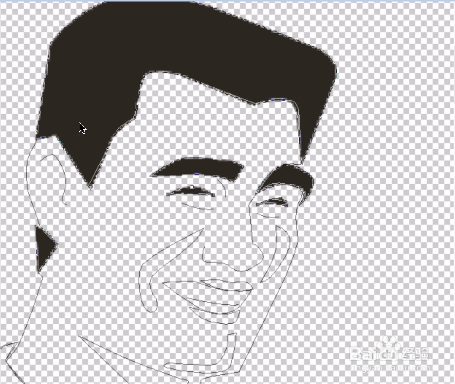 卡通姚明图片绘制