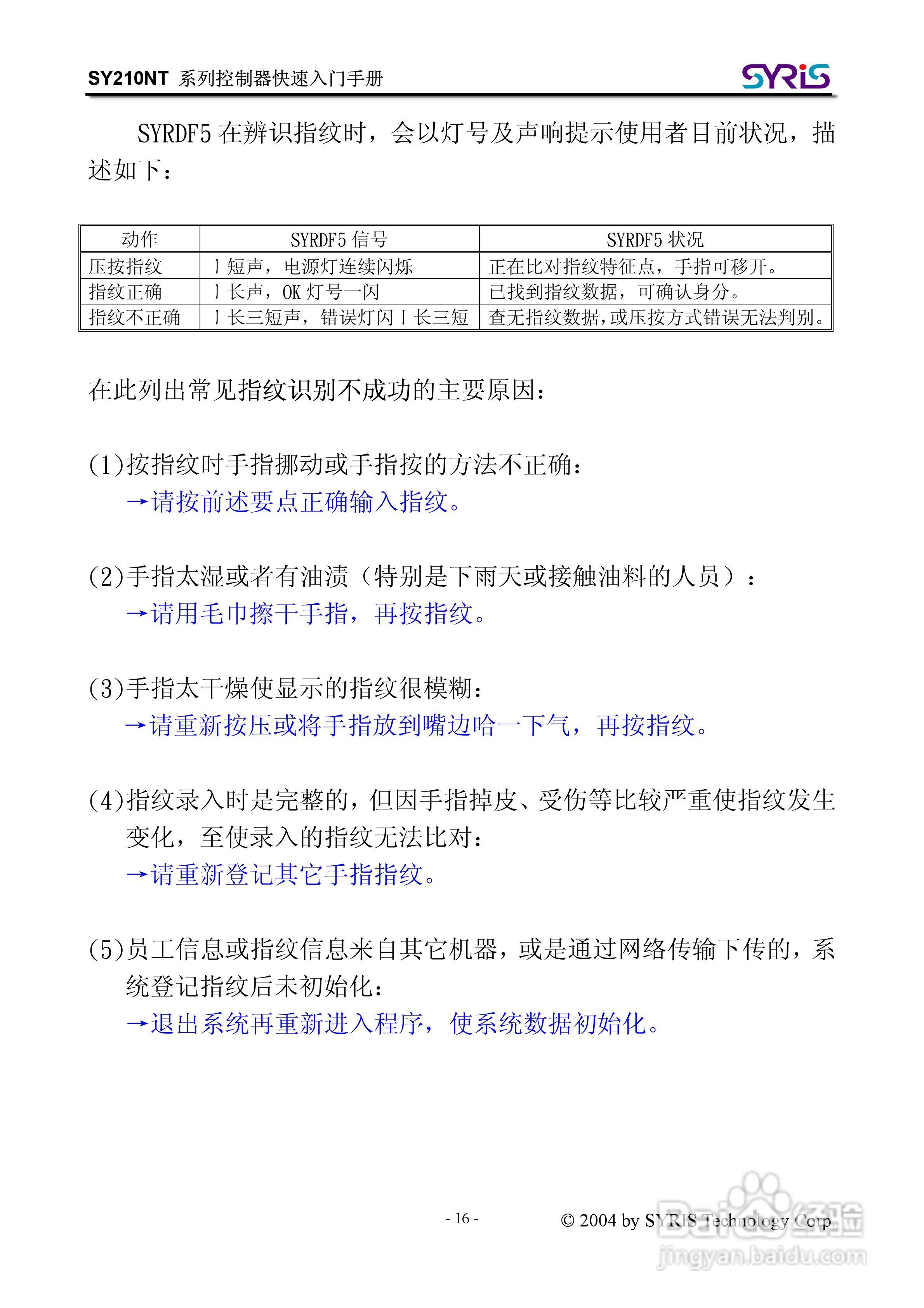 SYRIS SY210NT 系列控制器操作手册:[2]