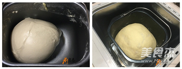 花朵老面包的做法