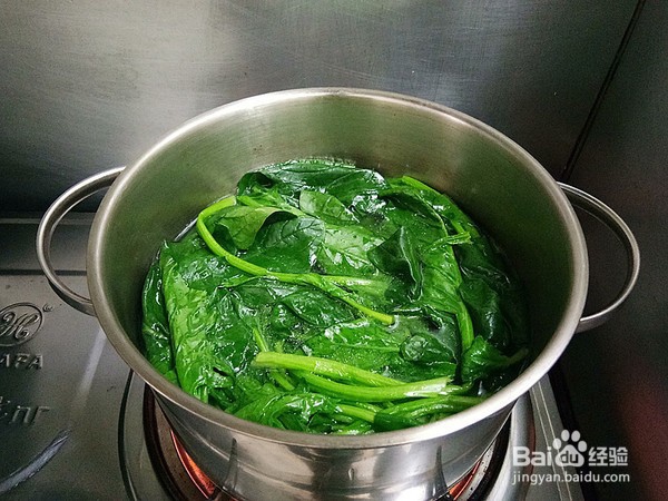 菠菜拌扇贝做法