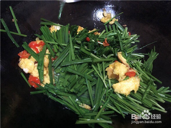 家常下饭菜韭菜炒鸡蛋