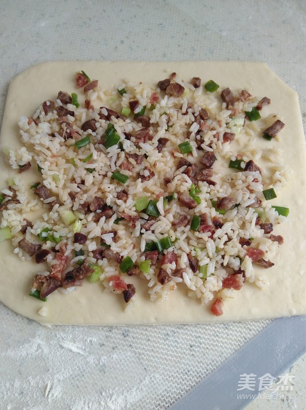 香米腊味卷的做法