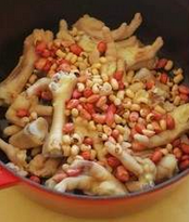 美容山药杂豆煲鸡脚