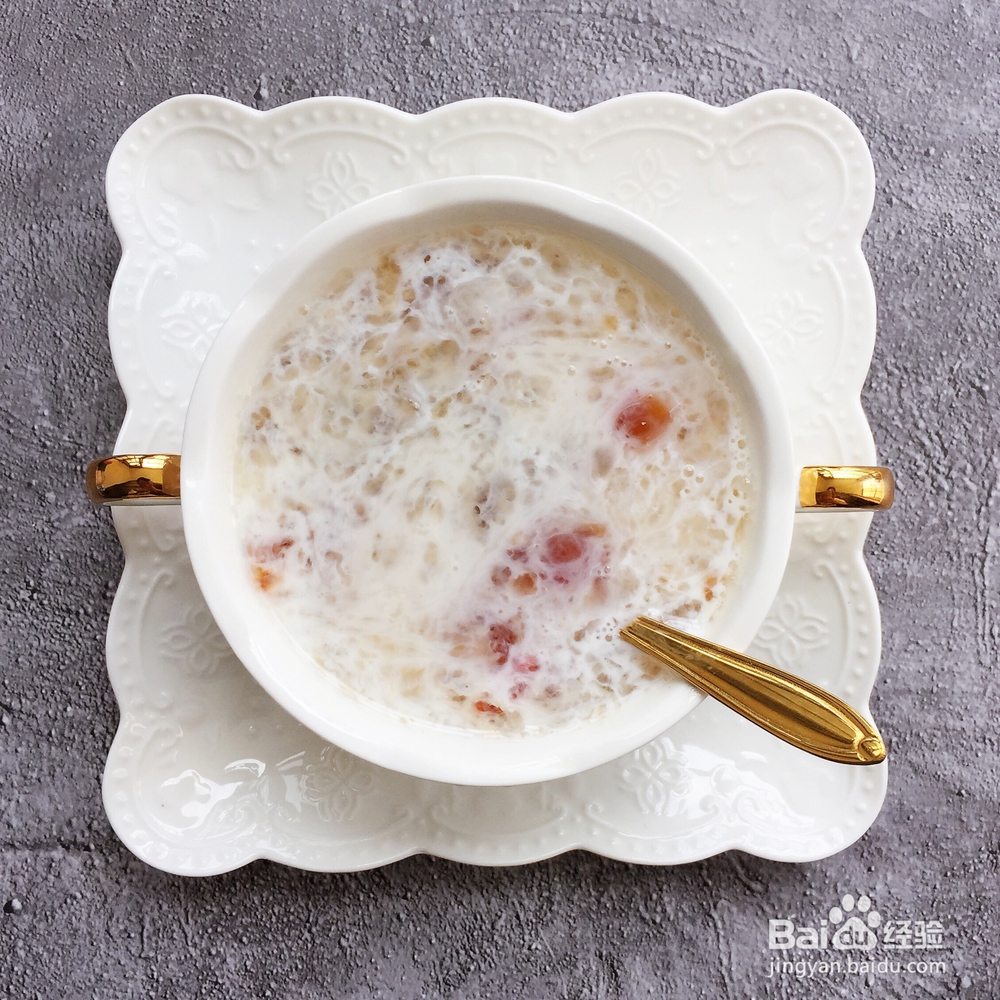 赞不绝口的桃胶皂角米牛奶胶原蛋白