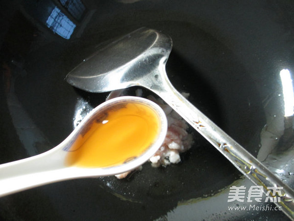 肉丝圆白菜蚕豆羹