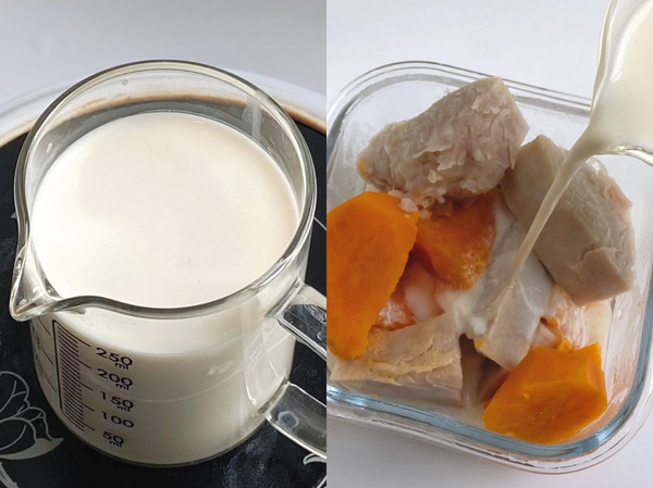 牛奶香芋番薯糖水