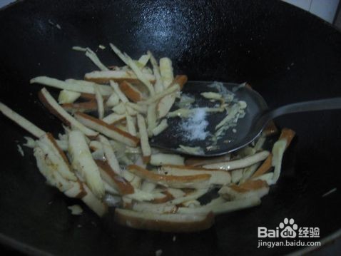 冬笋豆干菜的做法