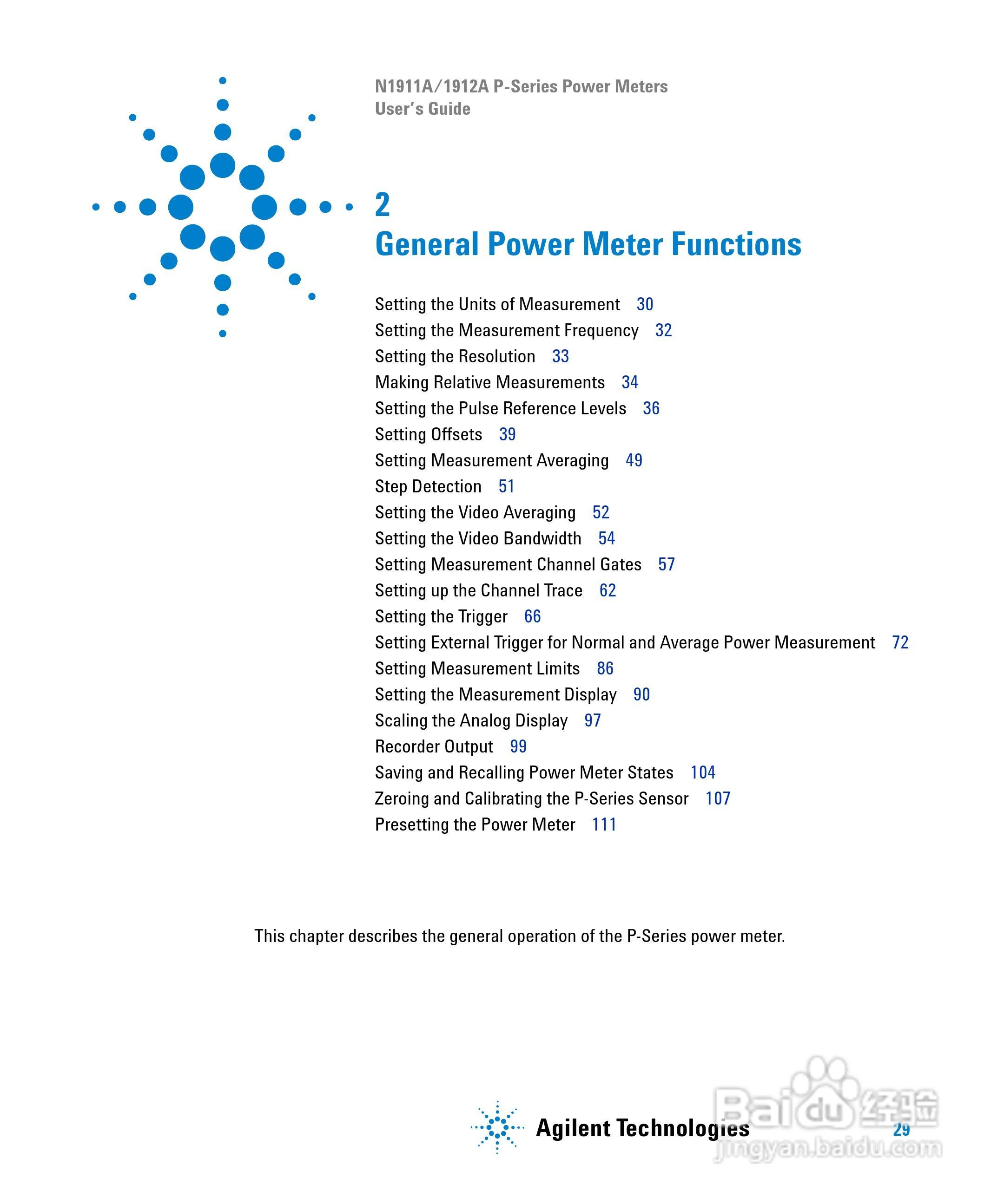 N1911A功率表使用手册:[6]