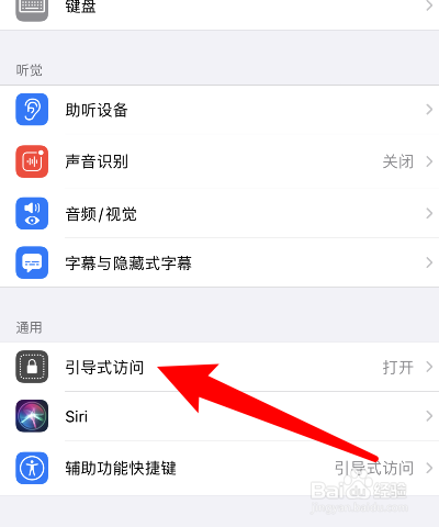 苹果手机怎样设置引导式访问密码