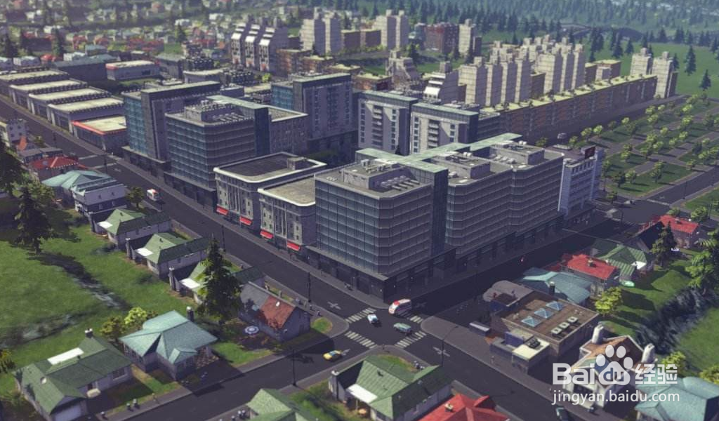 城市天际线怎么画圆道路