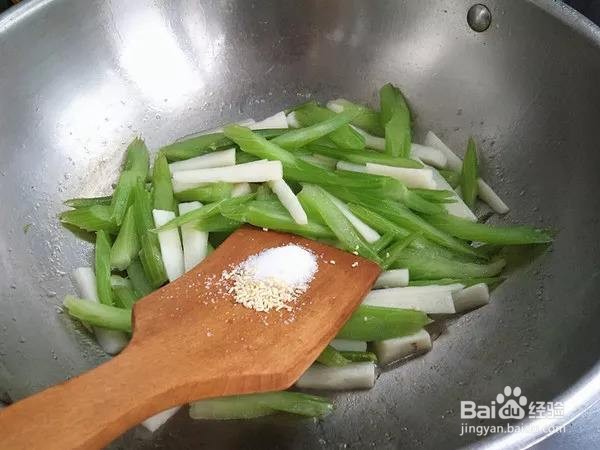 山药清炒芹菜